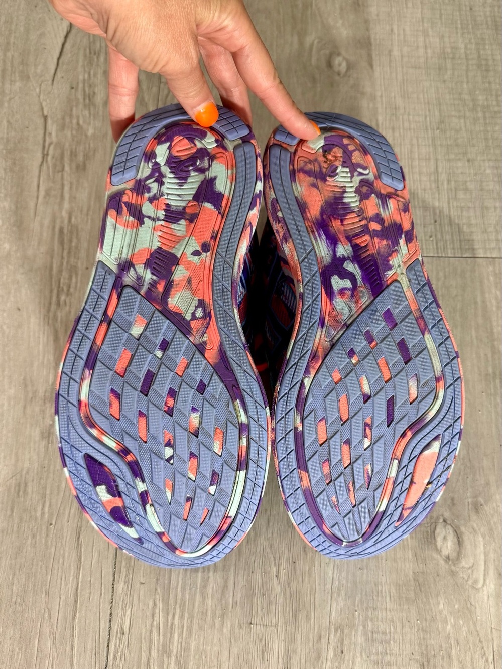 ASICS Noosa Tri 13 Women’s Coral and Purple Athletic Running Shoes - Picture 6 of 6